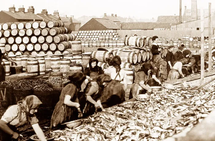 Framed Print : Scottish fisher girls, Great Yarmouth Framed Print : Scottish fisher girls, Great Yarmouth
