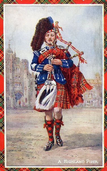 A Scottish Highland Piper