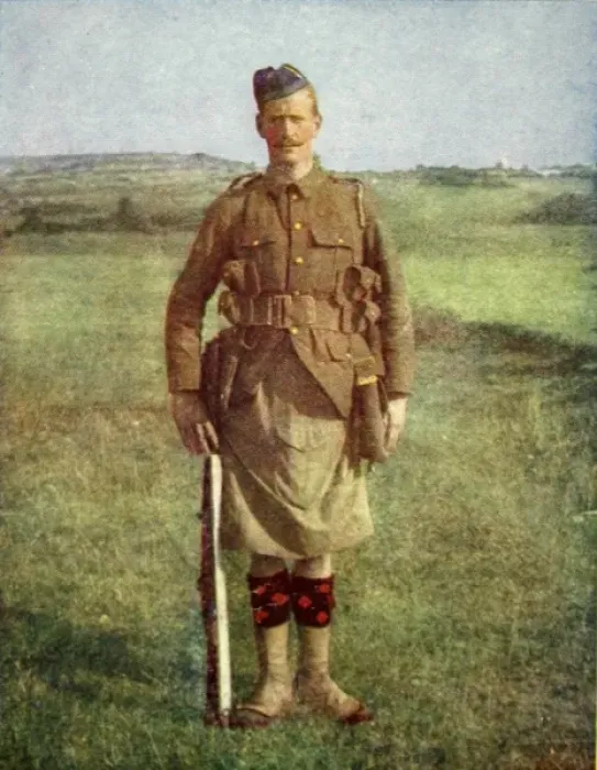 Framed Print : A Scottish infantryman Framed Print : A Scottish infantryman