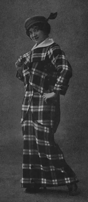 Framed Print : Scottish inspired fashion, 1915 Framed Print : Scottish inspired fashion, 1915