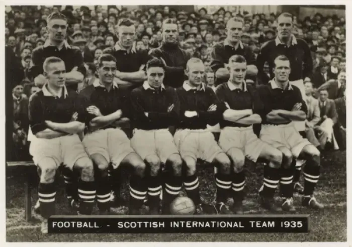 Framed Print : Scottish International football team 1935 Framed Print : Scottish International football team 1935
