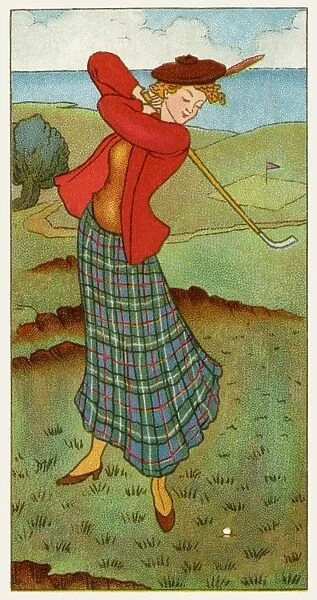 Scottish lady golfer