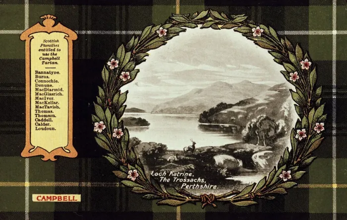 Framed Print : Scottish tartan -- Campbell Clan Framed Print : Scottish tartan -- Campbell Clan