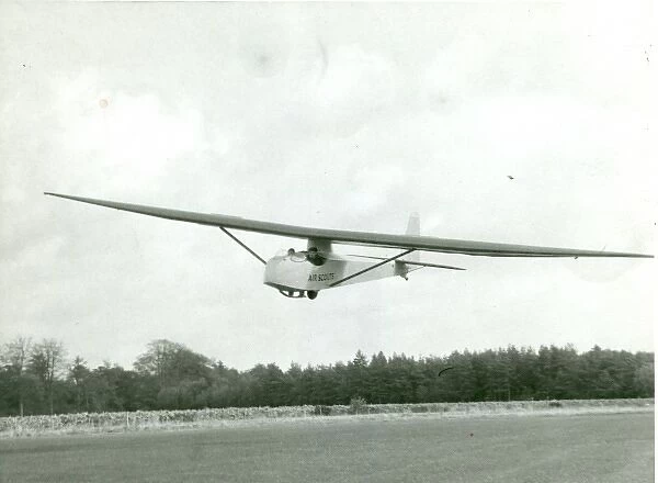 Scout glider in flight