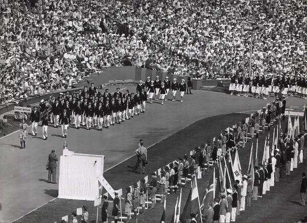 Scout leading Britain at the 1948 London Olympics