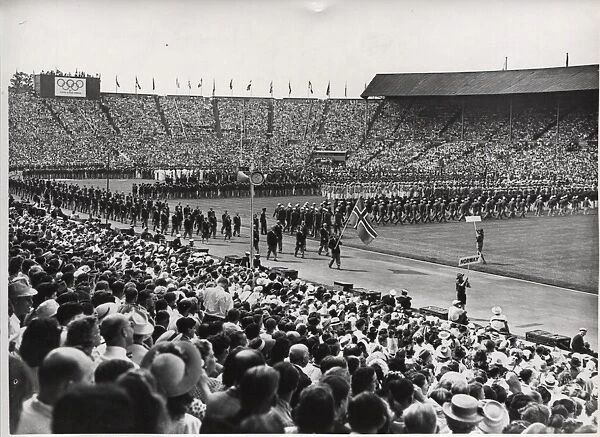 Scout leading Norway at 1948 London Olympics