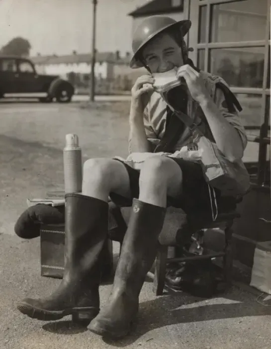 Framed Print : Scout on lunch break Framed Print : Scout on lunch break