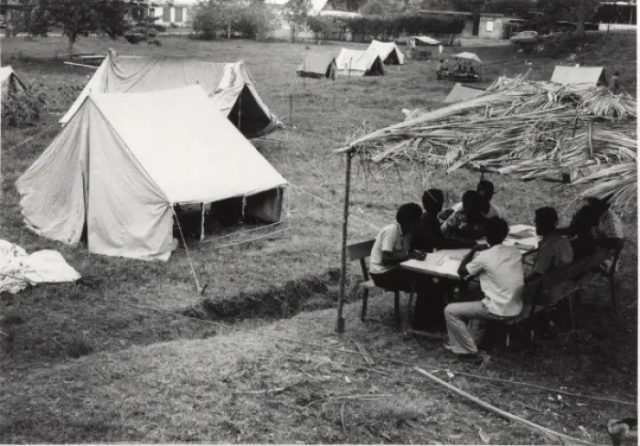 Framed Print : Scout patrol during Wood Badge course, Dominica Framed Print : Scout patrol during Wood Badge course, Dominica