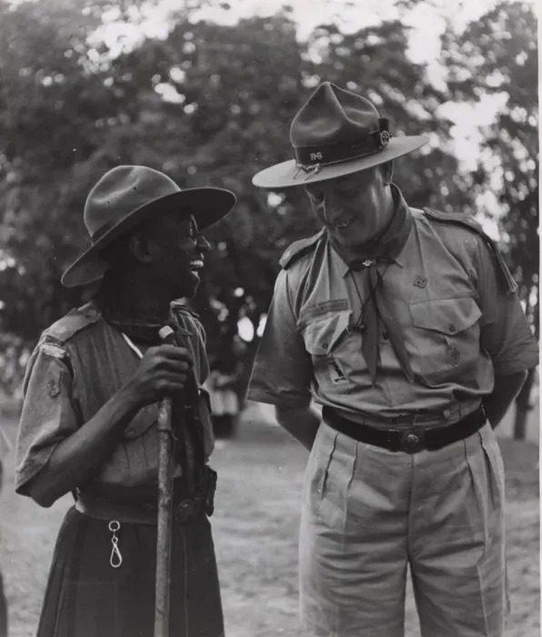 Framed Print : Scouting Commissioners in Ghana, West Africa
