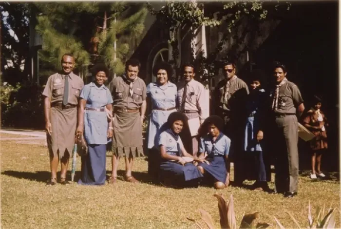 Framed Print : Scouting and Guiding leaders of Fiji, South Pacific Framed Print : Scouting and Guiding leaders of Fiji, South Pacific
