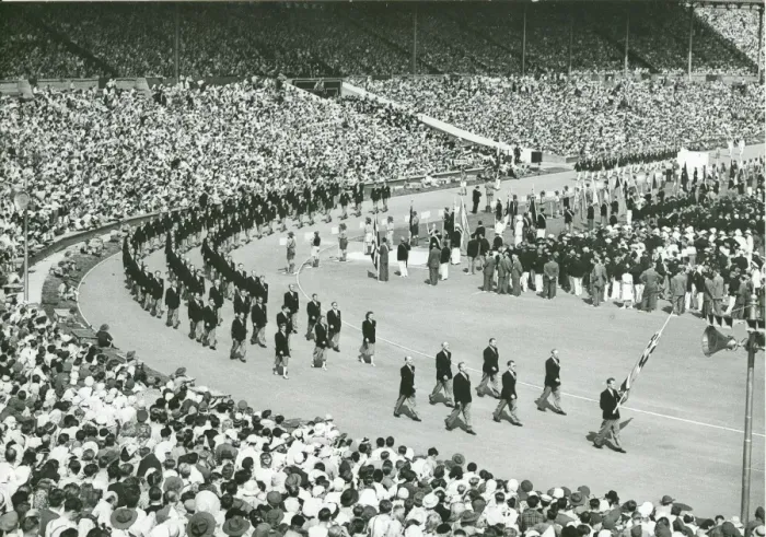 Framed Print : Scouts at 1948 London Olympics Framed Print : Scouts at 1948 London Olympics