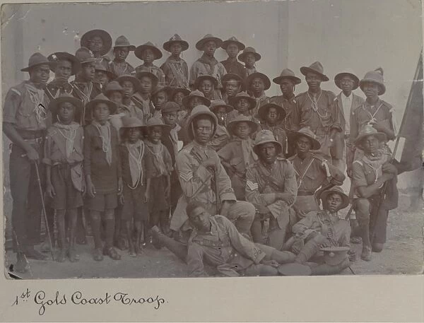 Scouts of the 1st Gold Coast Troop, Ghana, West Africa