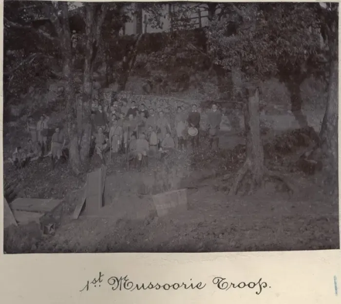 Framed Print : Scouts of the 1st Mussoorie Troop, India Framed Print : Scouts of the 1st Mussoorie Troop, India