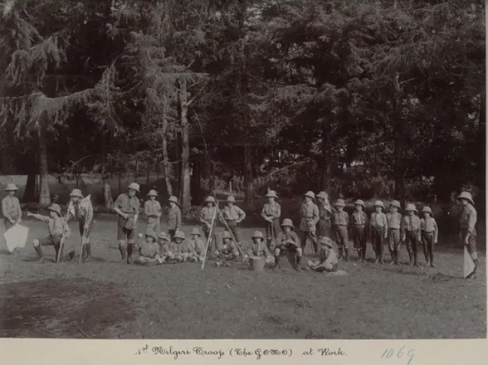 Framed Print : Scouts of the 1st Nilgiri Troop, India Framed Print : Scouts of the 1st Nilgiri Troop, India