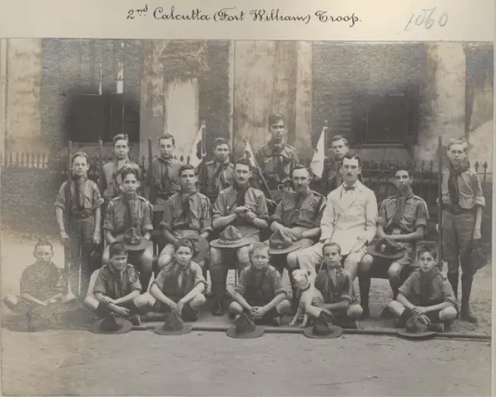 Framed Print : Scouts of the 2nd Calcutta Troop, India Framed Print : Scouts of the 2nd Calcutta Troop, India