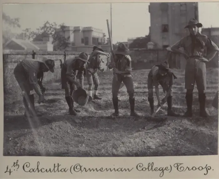 Framed Print : Scouts of the 4th Calcutta Troop, India Framed Print : Scouts of the 4th Calcutta Troop, India