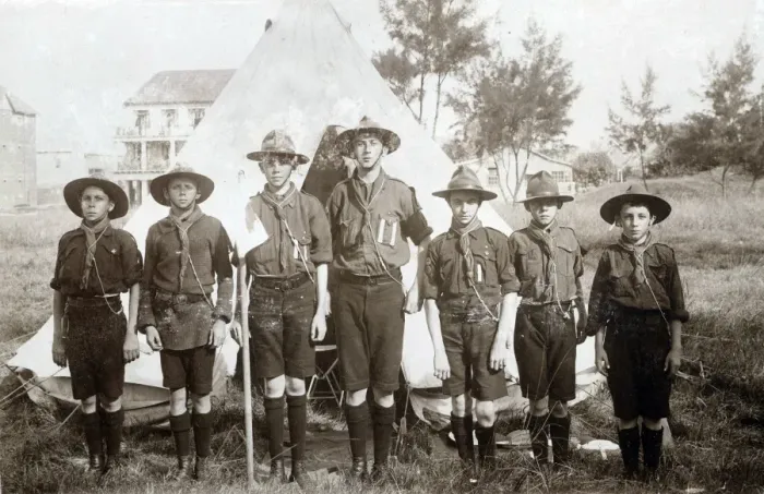 Framed Print : Scouts of the 4th Durban Troop, South Africa Framed Print : Scouts of the 4th Durban Troop, South Africa