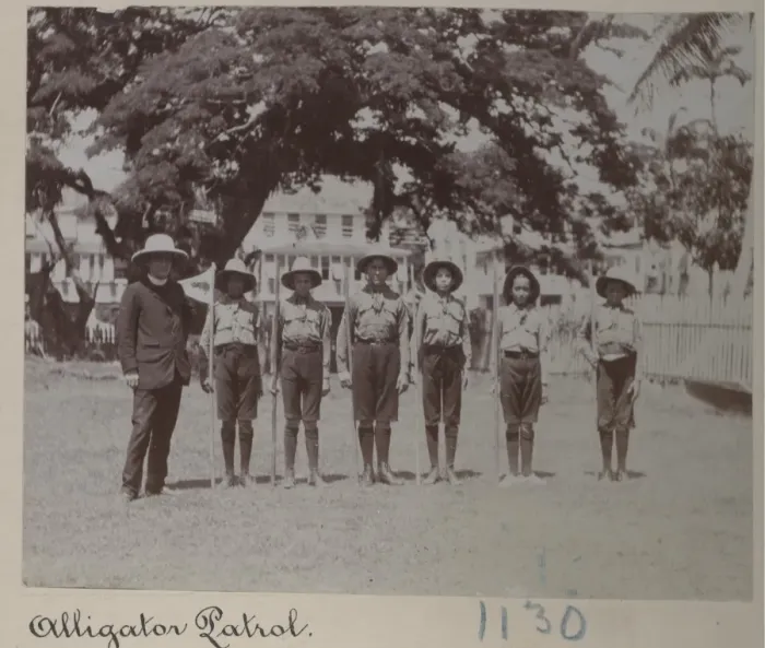Framed Print : Scouts of the 4th Guiana Troop, South America Framed Print : Scouts of the 4th Guiana Troop, South America