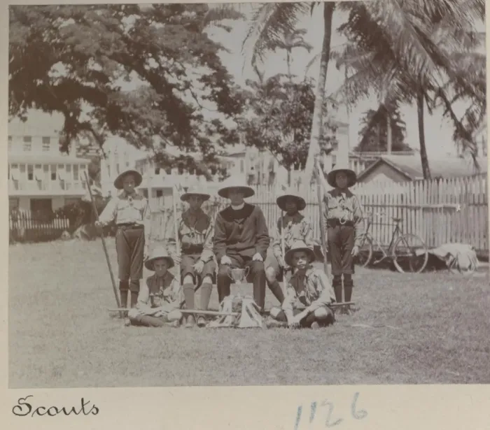 Framed Print : Scouts of the 4th Guiana Troop, South America Framed Print : Scouts of the 4th Guiana Troop, South America