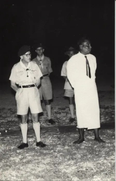 Framed Print : Scouts in Banaba (Ocean Island), Pacific