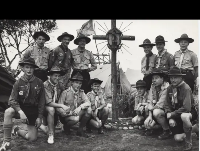 Framed Print : Scouts in Exile at camp Framed Print : Scouts in Exile at camp