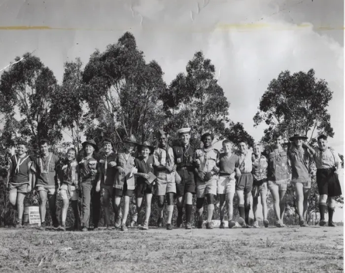 Framed Print : Scouts on a jamboree in Australia Framed Print : Scouts on a jamboree in Australia
