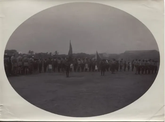 Framed Print : Scouts on parade, Christiansborg, Ghana, West Africa Framed Print : Scouts on parade, Christiansborg, Ghana, West Africa