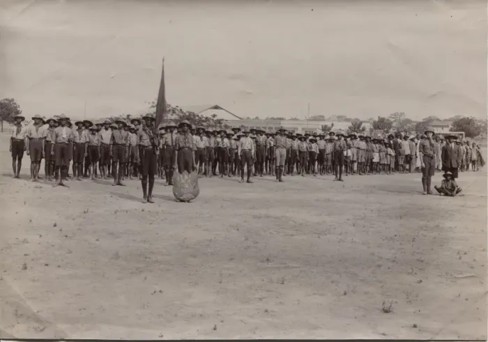 Framed Print : Scouts on parade, Ghana, West Africa Framed Print : Scouts on parade, Ghana, West Africa