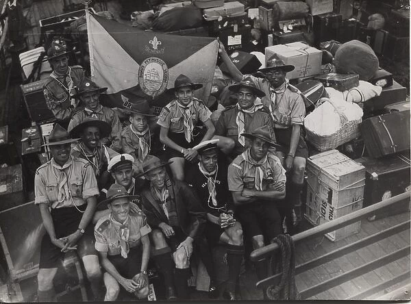 Scouts and sea scouts from British Guyana, South America