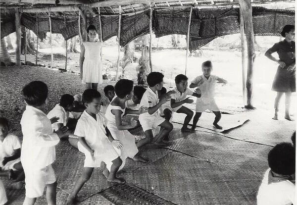 Scouts in Tuvalu, Gilbert Islands, Pacific