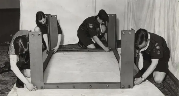 Framed Print : Scouts during Wartime Framed Print : Scouts during Wartime