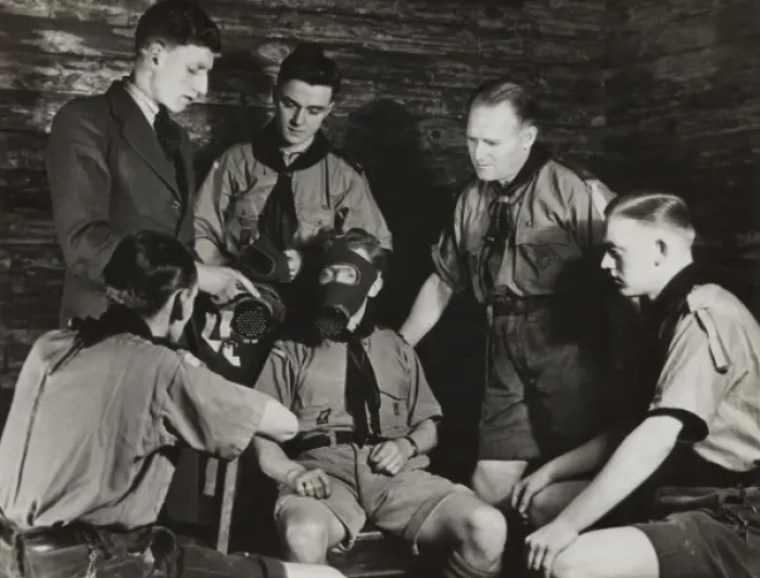 Framed Print : Scouts during Wartime Framed Print : Scouts during Wartime
