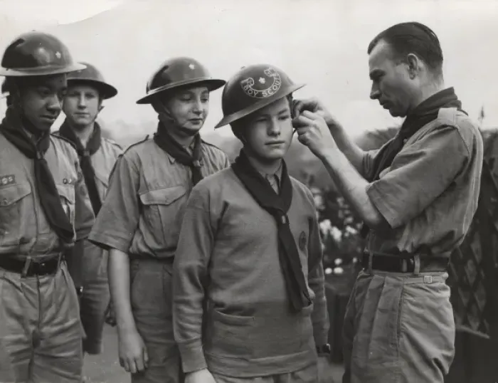 Framed Print : Scouts during Wartime Framed Print : Scouts during Wartime
