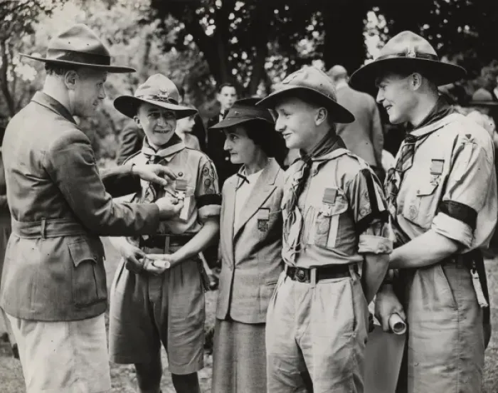 Framed Print : Scouts during Wartime Framed Print : Scouts during Wartime
