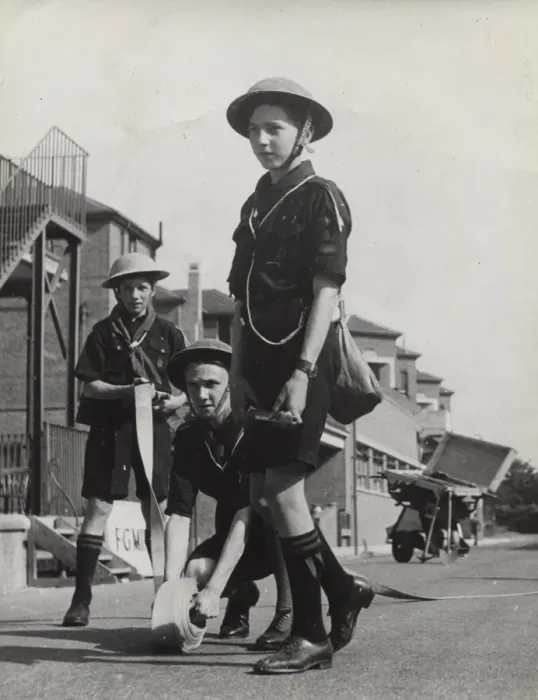 Framed Print : Scouts during Wartime Framed Print : Scouts during Wartime