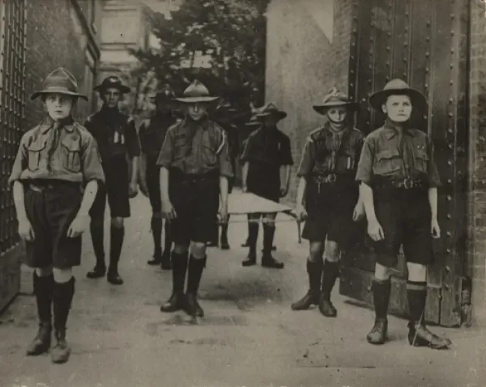 Framed Print : Scouts during Wartime Framed Print : Scouts during Wartime