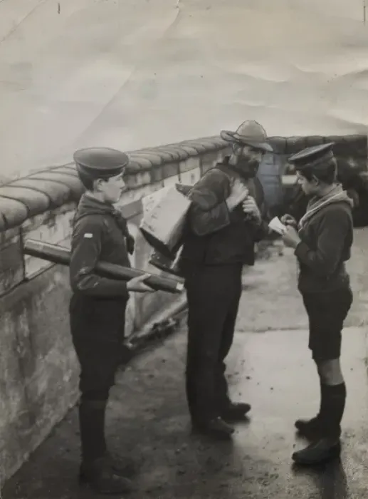 Framed Print : Scouts during Wartime Framed Print : Scouts during Wartime