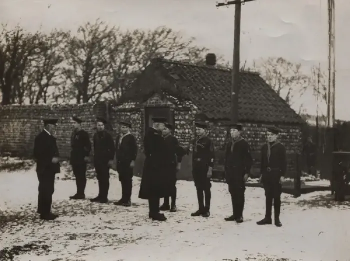 Framed Print : Scouts during Wartime Framed Print : Scouts during Wartime