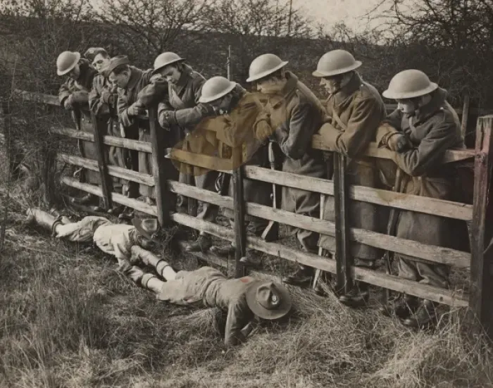 Framed Print : Scouts during Wartime Framed Print : Scouts during Wartime