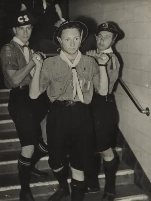 Framed Print : Scouts during Wartime Framed Print : Scouts during Wartime