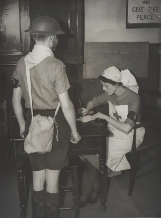 Framed Print : Scouts during Wartime Framed Print : Scouts during Wartime