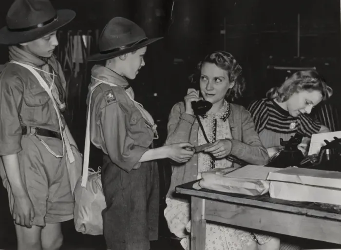 Framed Print : Scouts during Wartime Framed Print : Scouts during Wartime