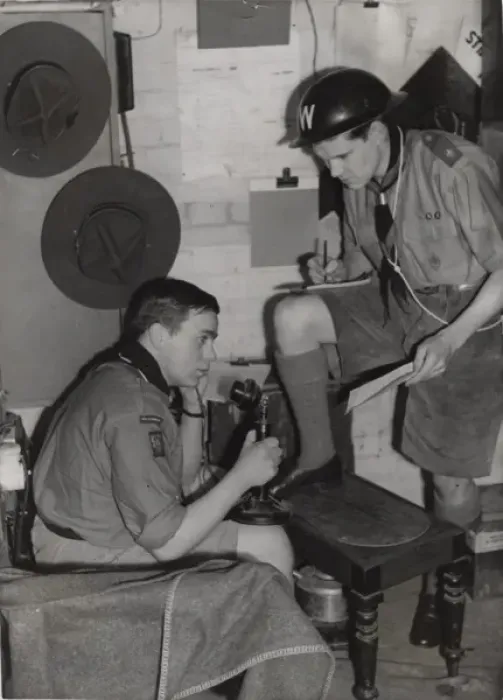 Framed Print : Scouts during Wartime Framed Print : Scouts during Wartime