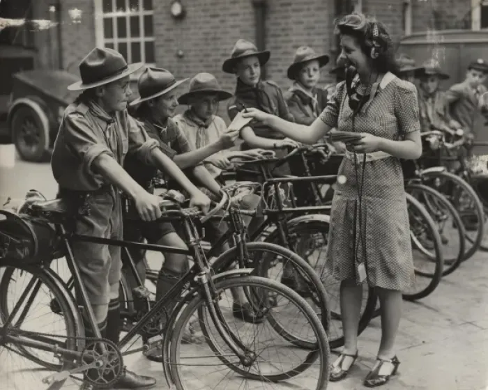 Framed Print : Scouts during Wartime Framed Print : Scouts during Wartime