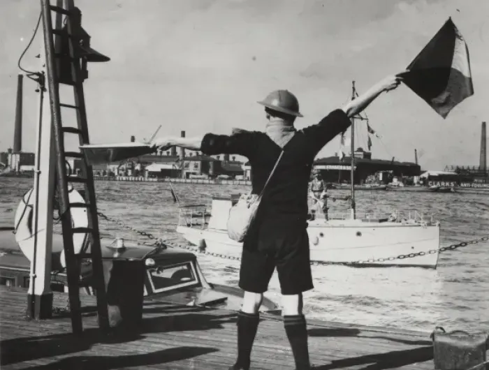Framed Print : Scouts during Wartime Framed Print : Scouts during Wartime