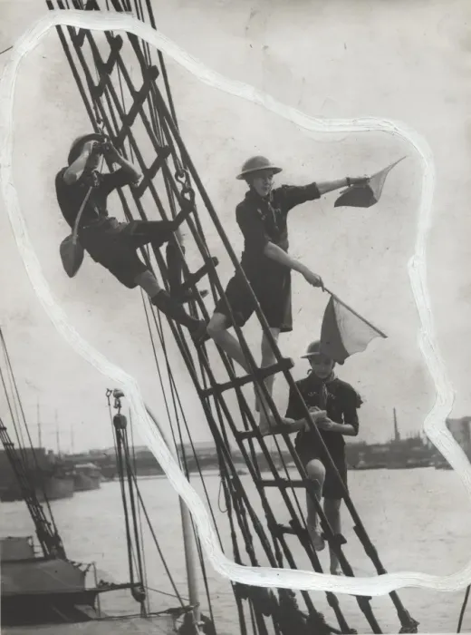 Framed Print : Scouts during Wartime Framed Print : Scouts during Wartime