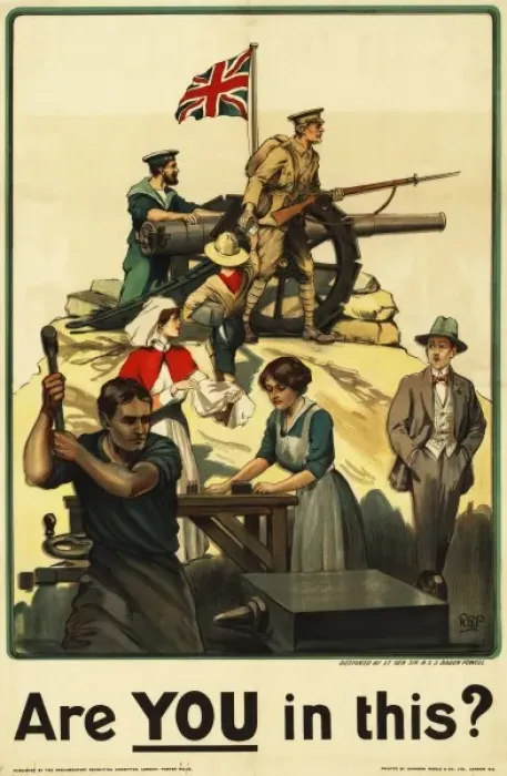 Framed Print : Scouts during Wartime Framed Print : Scouts during Wartime
