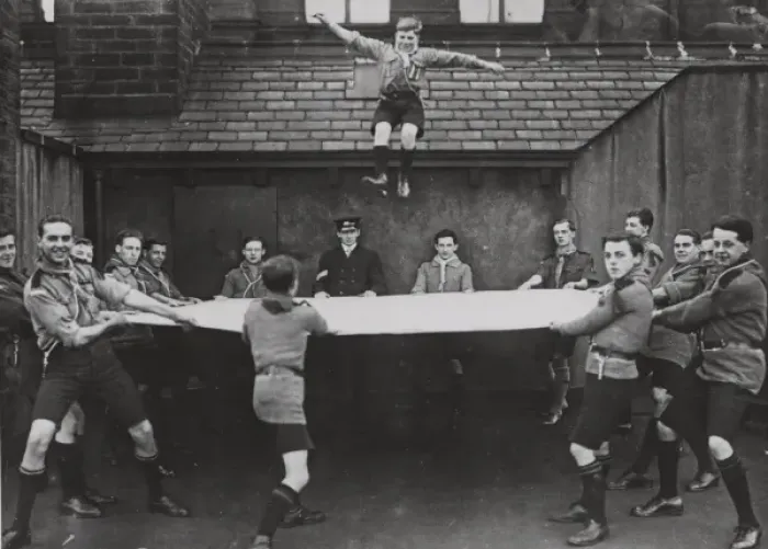 Framed Print : Scouts during Wartime Framed Print : Scouts during Wartime