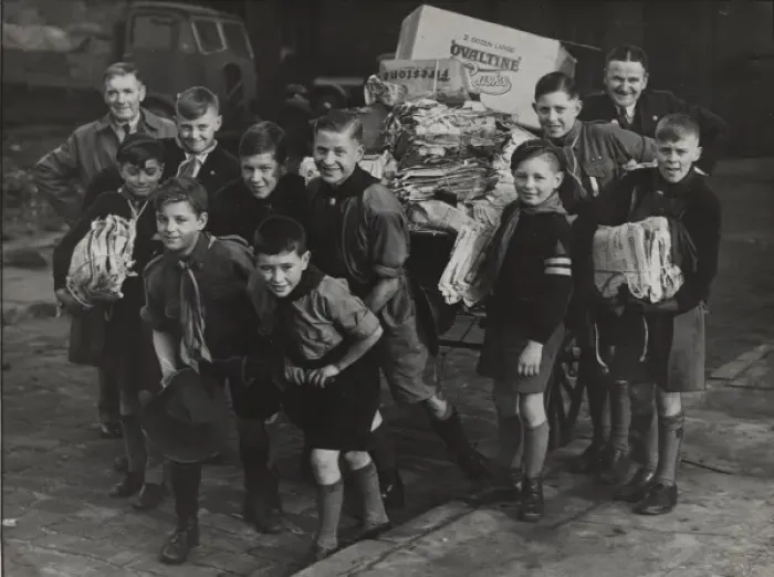 Framed Print : Scouts during Wartime Framed Print : Scouts during Wartime