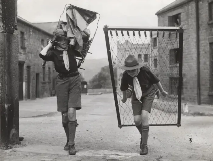 Framed Print : Scouts during Wartime Framed Print : Scouts during Wartime